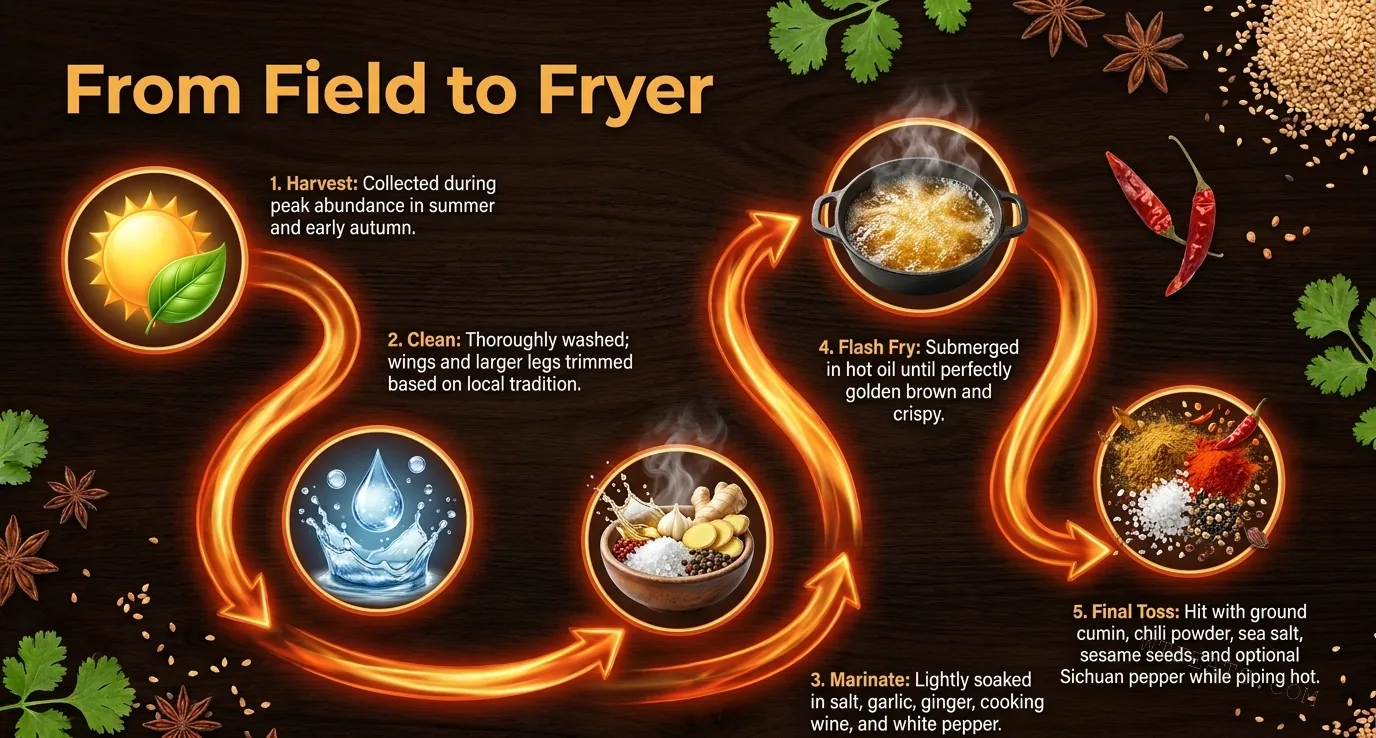 From Field to Fryer: five steps from harvest to final toss with seasoning